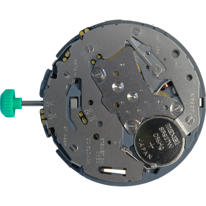 AU-Werk Miyota 0S00 13 1/2''' DAY/DATE3 SC CHRONO 3EYES Quarz (399 | SR927W)