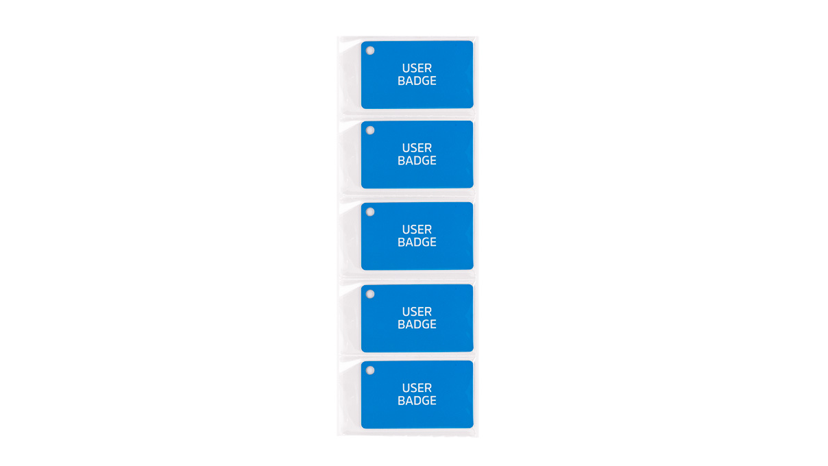 Lista User-Badge für RFID Lock, blau, 5 Stück