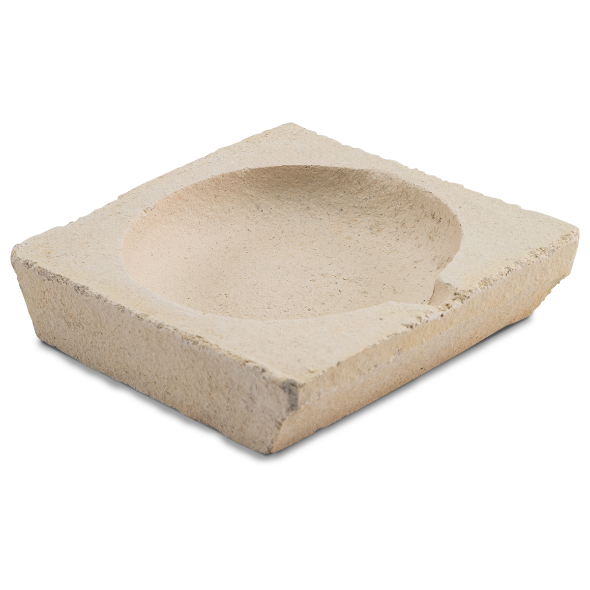 Vuurklei smeltkroes, 80 x 80 mm