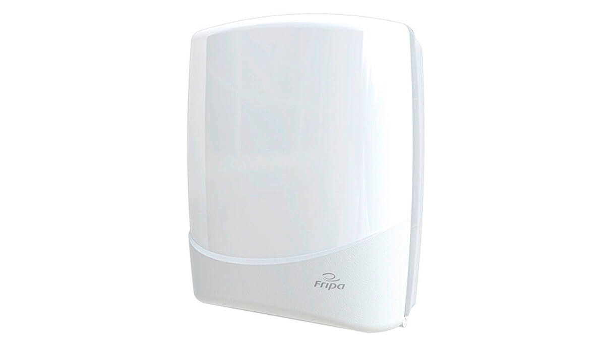 Fripa towel dispenser, white, plastic, suitable for V- and C-fold