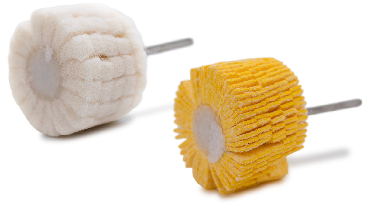 Jooltool Puffy Buff Kit, mini buffing wheels, Ø 28,5 mm | 310531