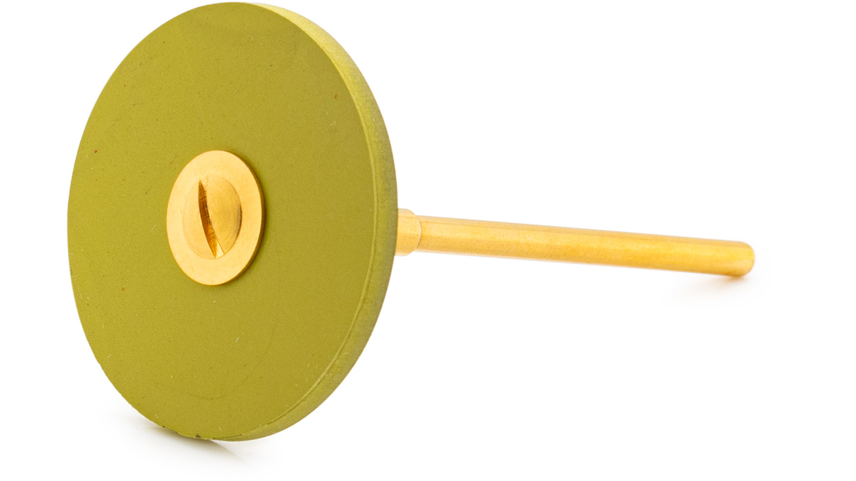 Diamond polisher Diablade, yellow, Ø 25 x 2 mm, fine, HP-shank