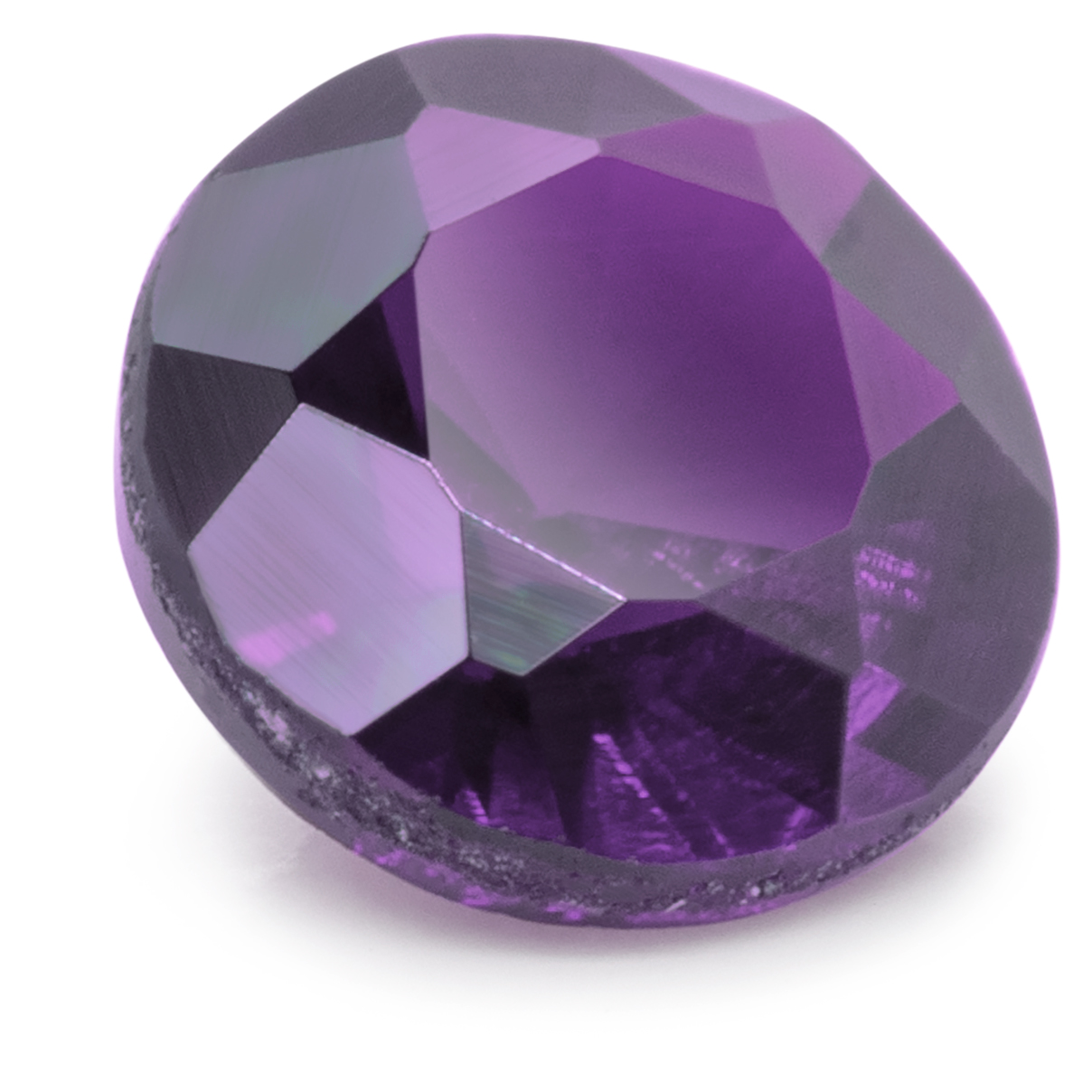 Amethyst, violet, round, Ø 3,5 mm