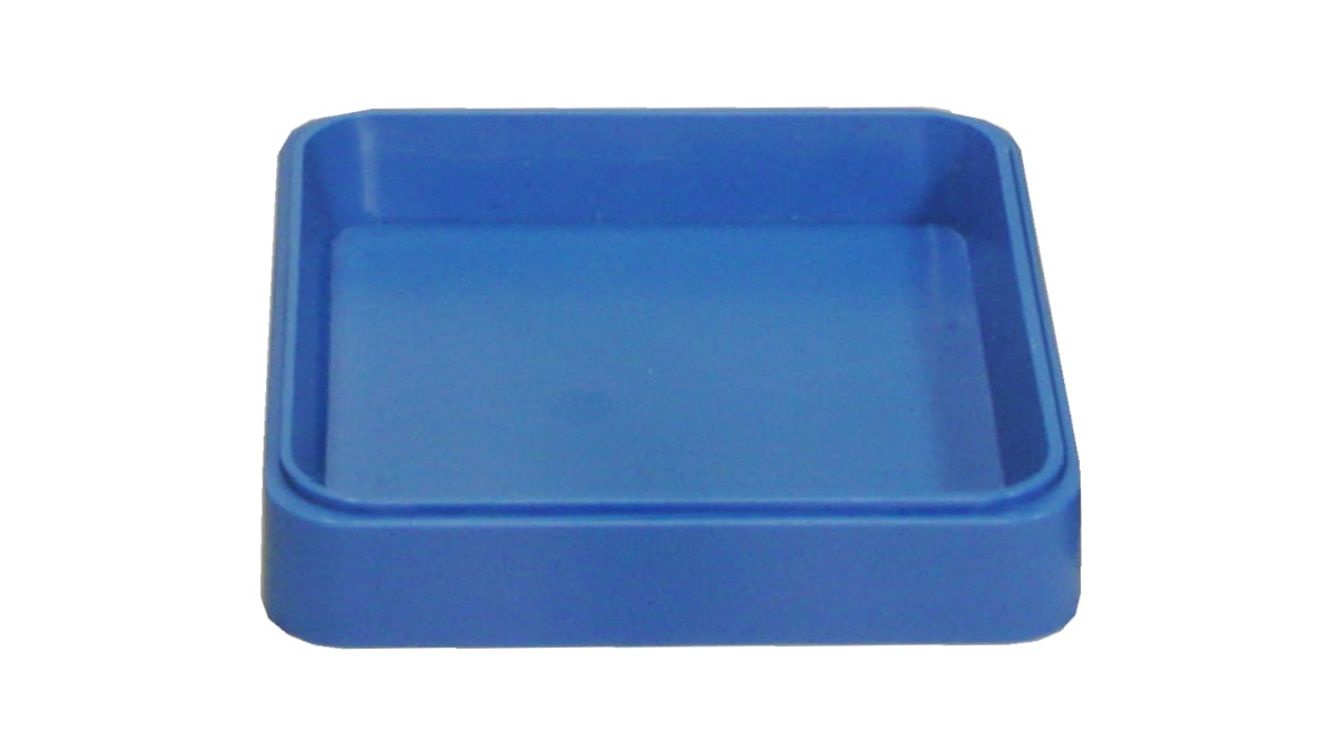 Bergeon 2362 CA B square synthetic material trays, blue