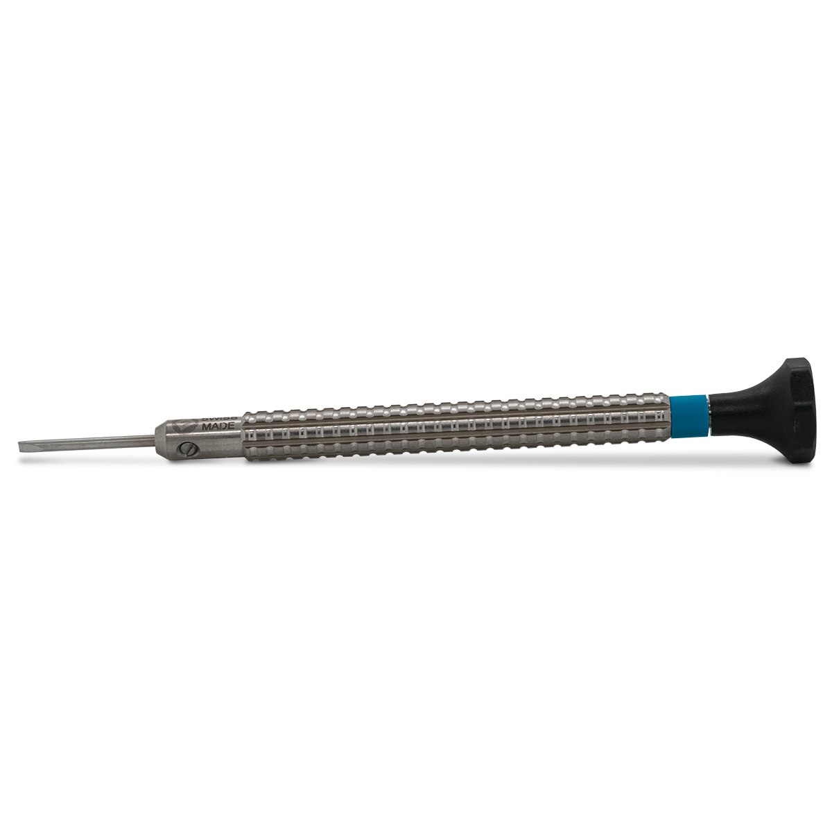 Bergeon 7965-150 screwdriver, blade 1,5 mm, cyan, for torque cylinders