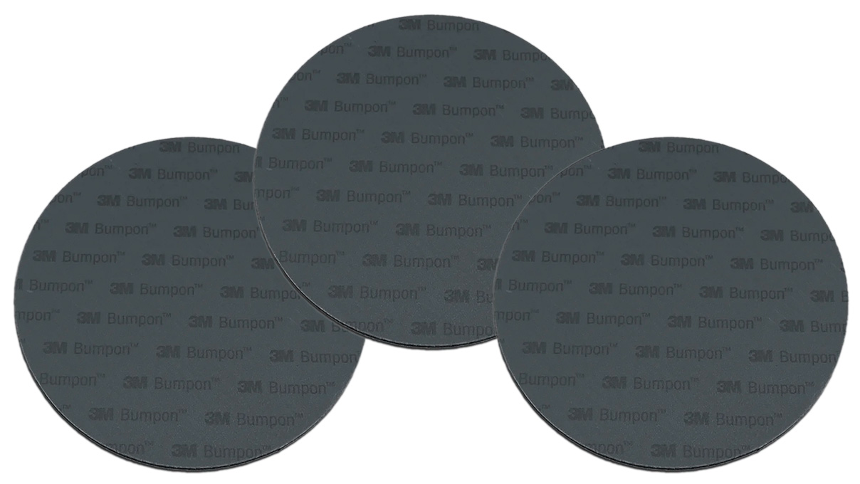 Jooltool Flat Top Cushion Pads, Ø 100 mm, 3 pieces