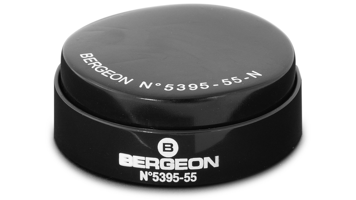 Bergeon 5395-55-N casing cushion, gel, black, Ø 55 mm