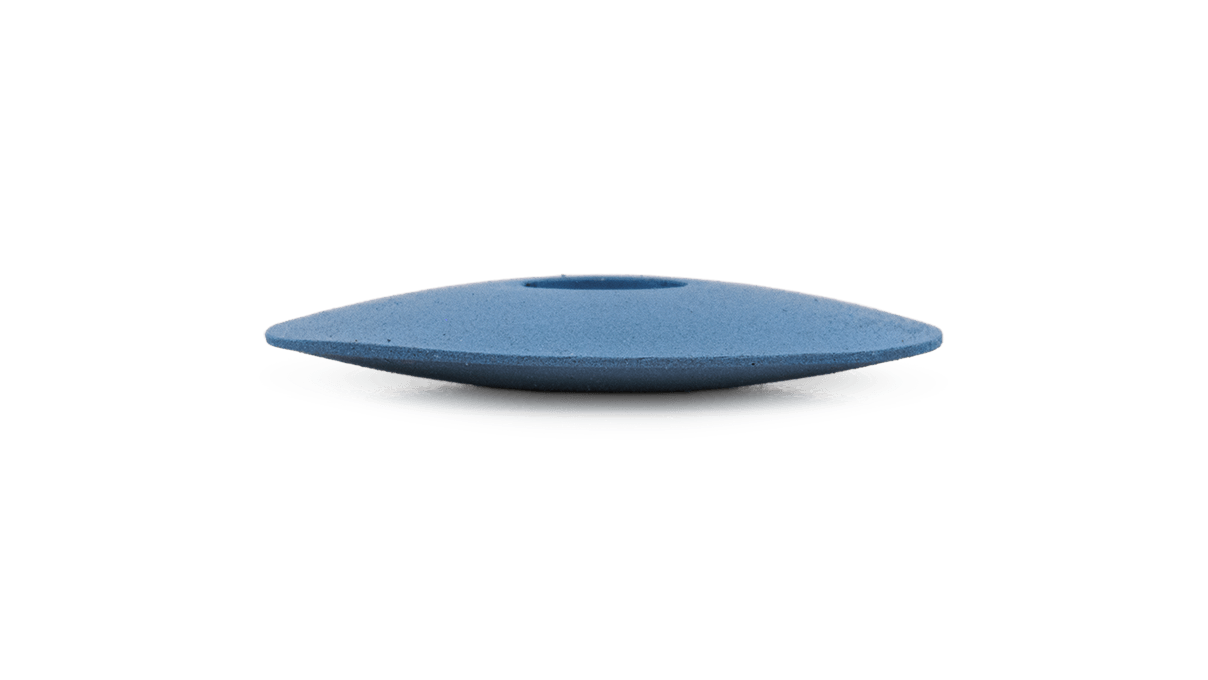 Polijster Eveflex, donkerblauw, lens, Ø 22 x 4 mm, hard, korrel zeer grof