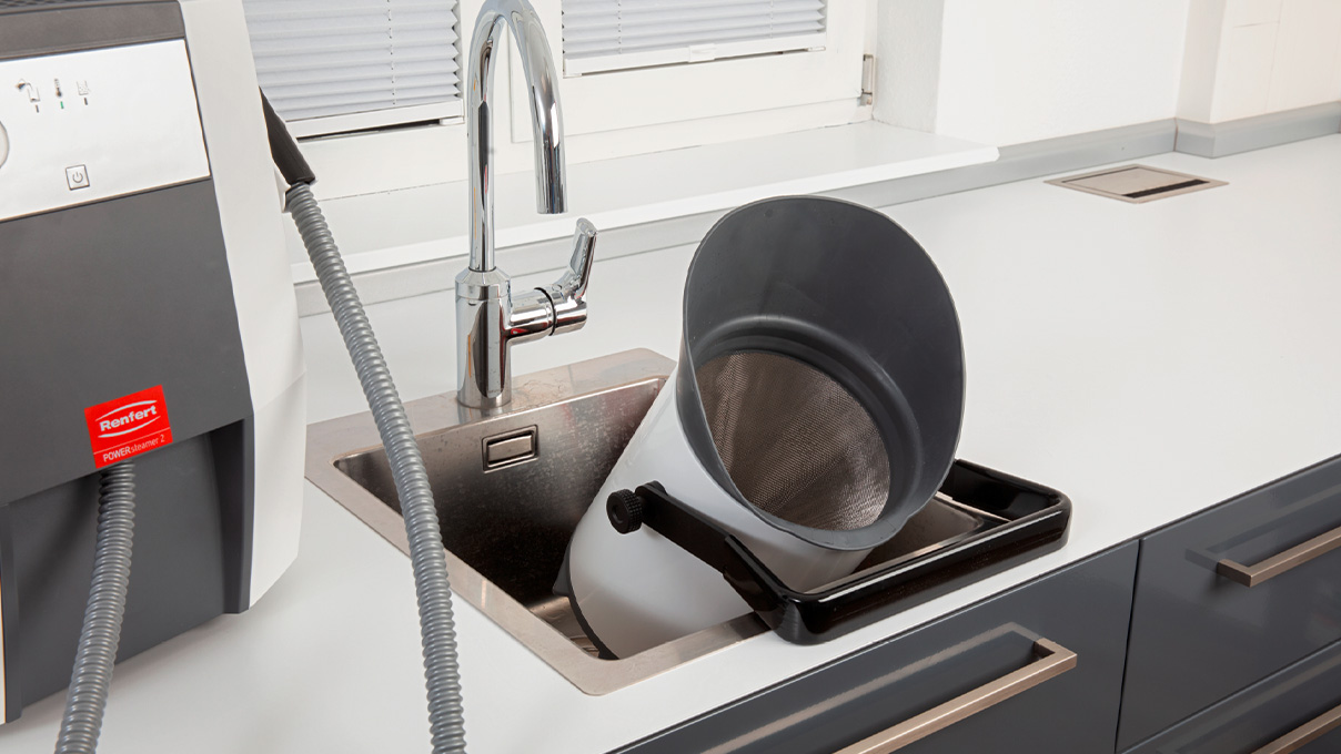 Renfert Steam Tube steam cleaning station