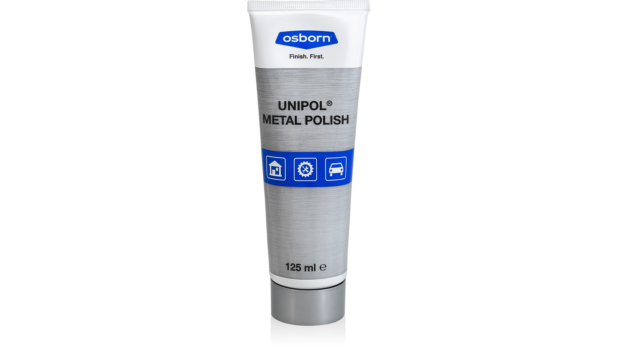 Unipol Metal Polish, polising agent for metals, tube 125 ml