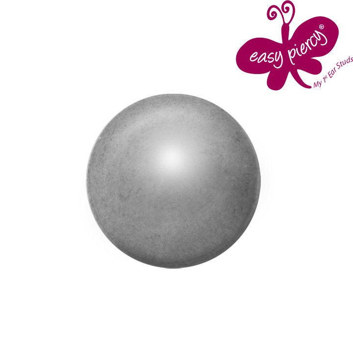 1 paar Easy Piercy Comfort oorknopjes Ø 3,95 mm, titanium, kogel
