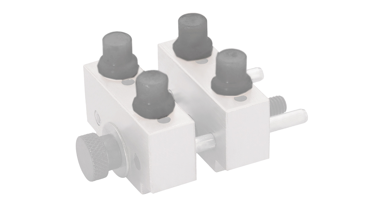 Set with 4 replacement pegs for watch case holder 210750