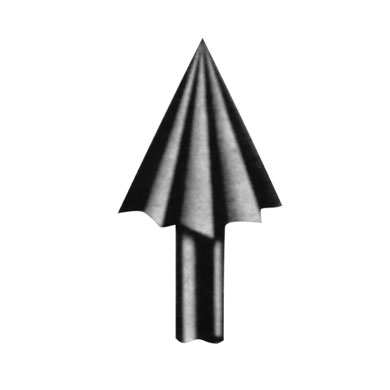 Spitzfräser Type 5 kurz Kopf Ø2,1 mm