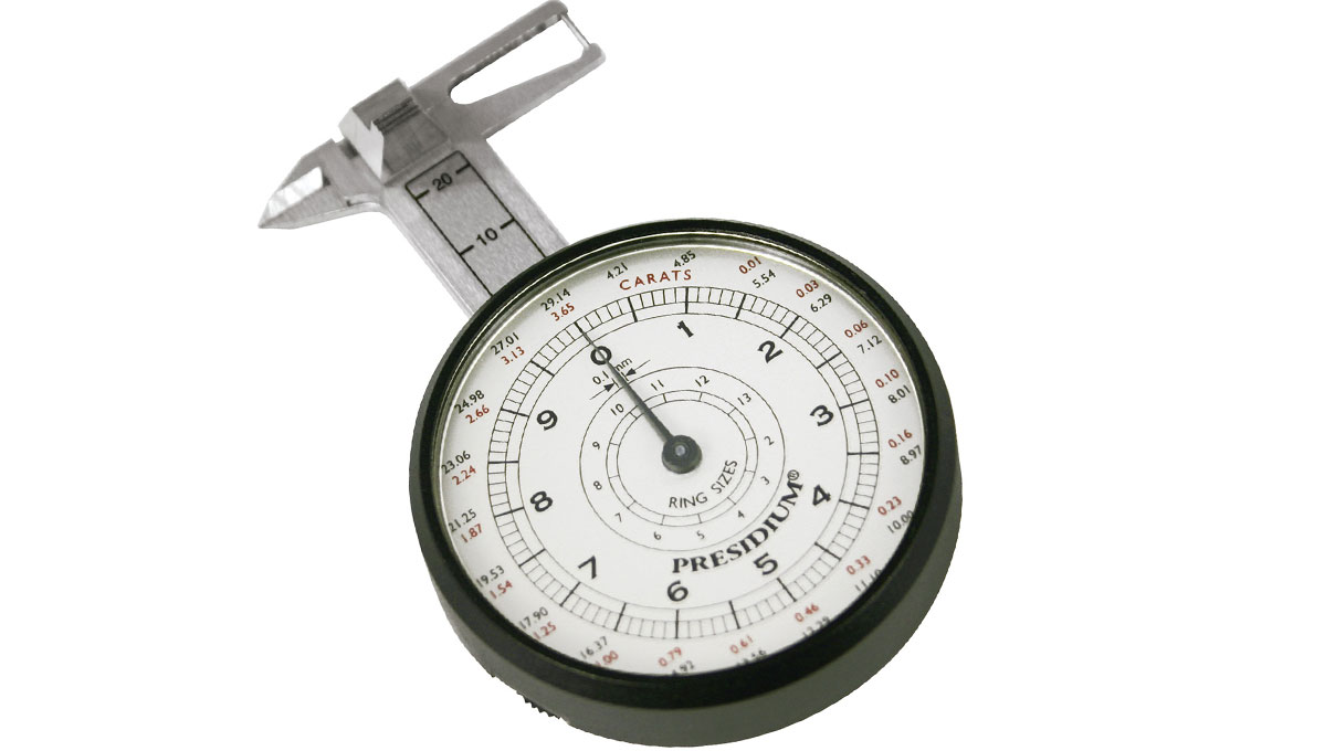 PDG Presidium Dial Gauge Steinmessuhr mit Tabelle (Analoganzeige)