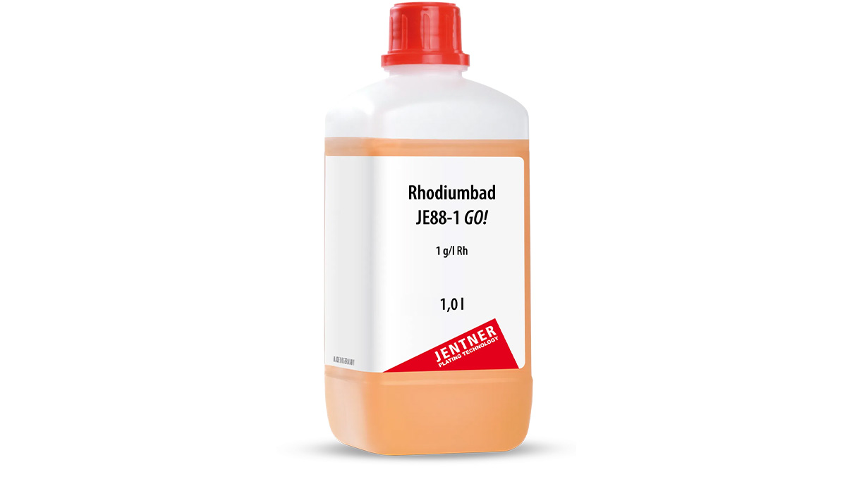 Jentner rhodium bath JE88-1 Go!, 1 g Rh/L, ready to use, 1 l