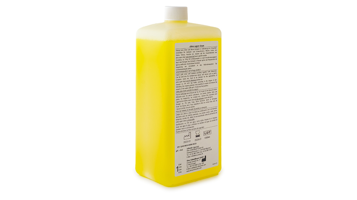 Elma Super Clean Solution for the cleaning of jewelry, 1 l