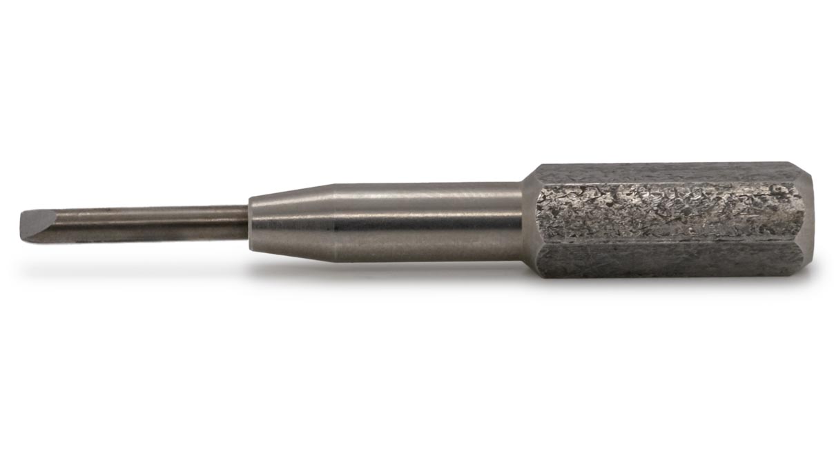 Schraubendreherklinge, Ø 3 mm, mit 1/4"-Sechskant-Bit