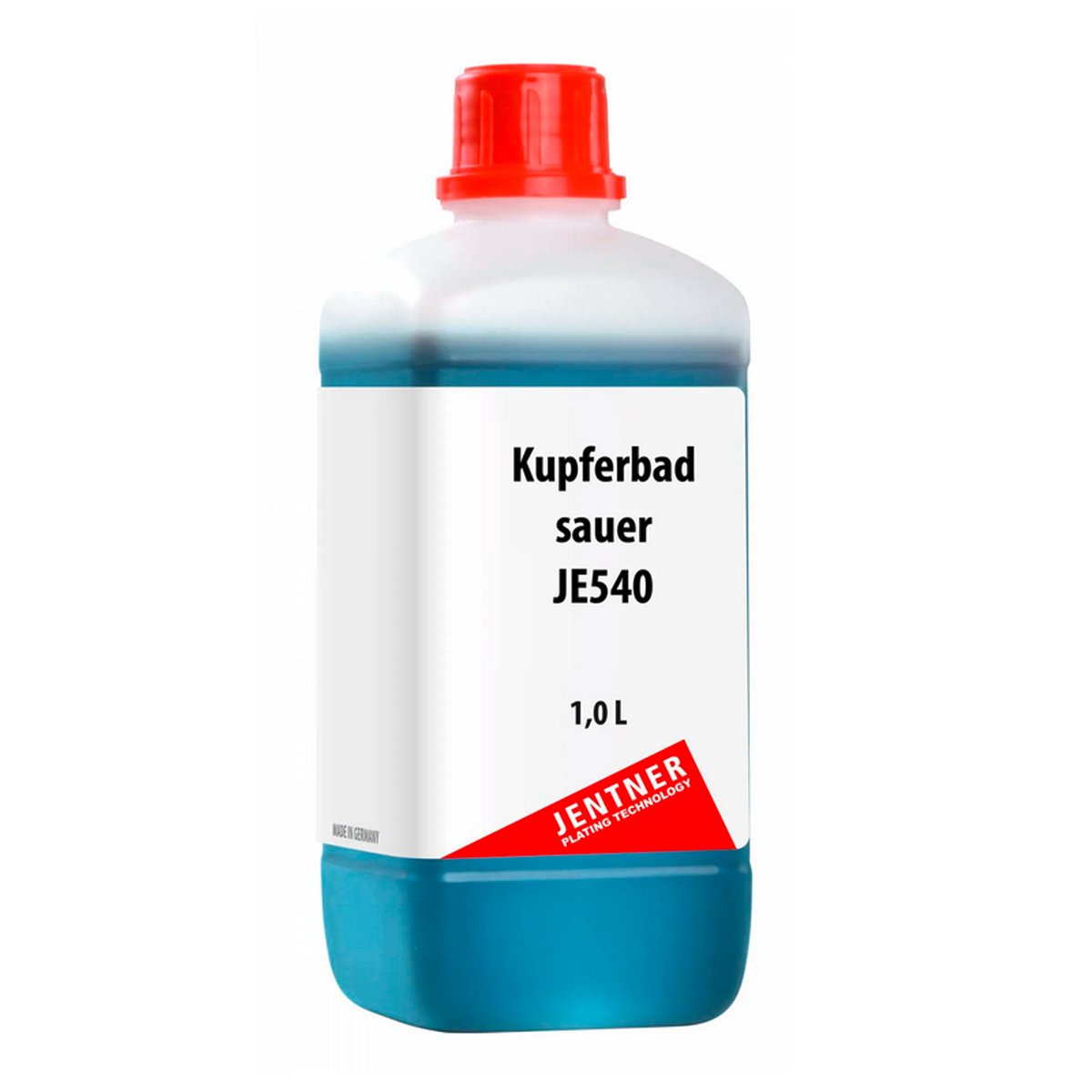 Kupferbad JE550, cyanidisch, gebrauchsfertig, 1 l