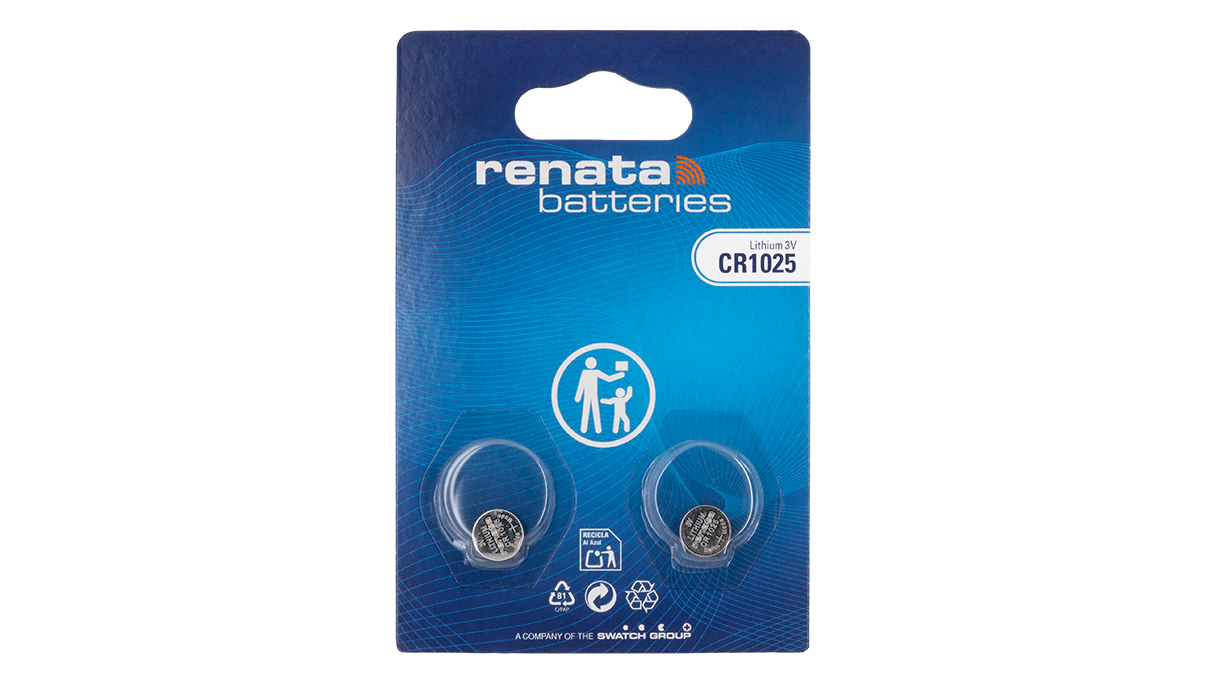 Renata CR 1025 lithium, lot de 2