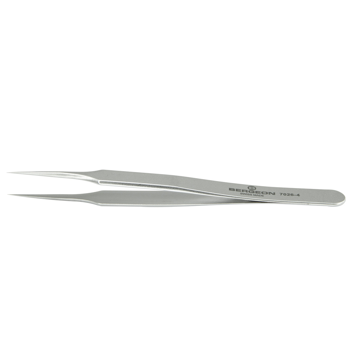 Bergeon 7025-4 pinza forma 4, muy fina, 95 % antimagnético
