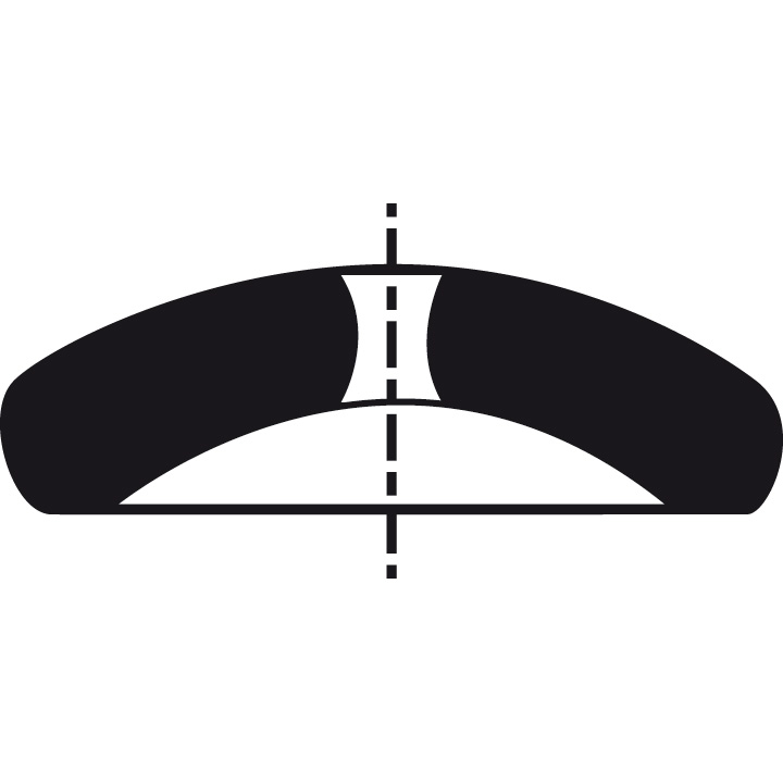 Seitz balance jewel N° 30710 Ø d=0,10 D=0,90 mm