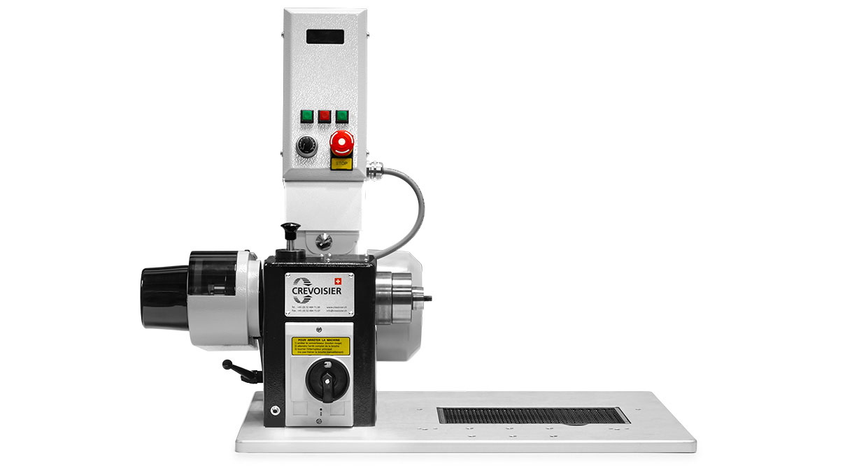 Crevoisier C501: Universelle Endbearbeitungsmaschine (M8) zur Befestigung auf der Werkbank (400 V), Standard
Drehzahl