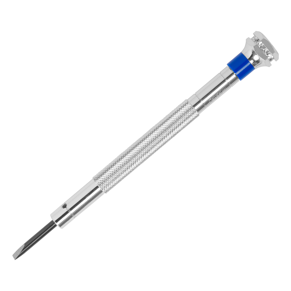 BasicPlus screwdriver, slot, 2,5 mm, blue