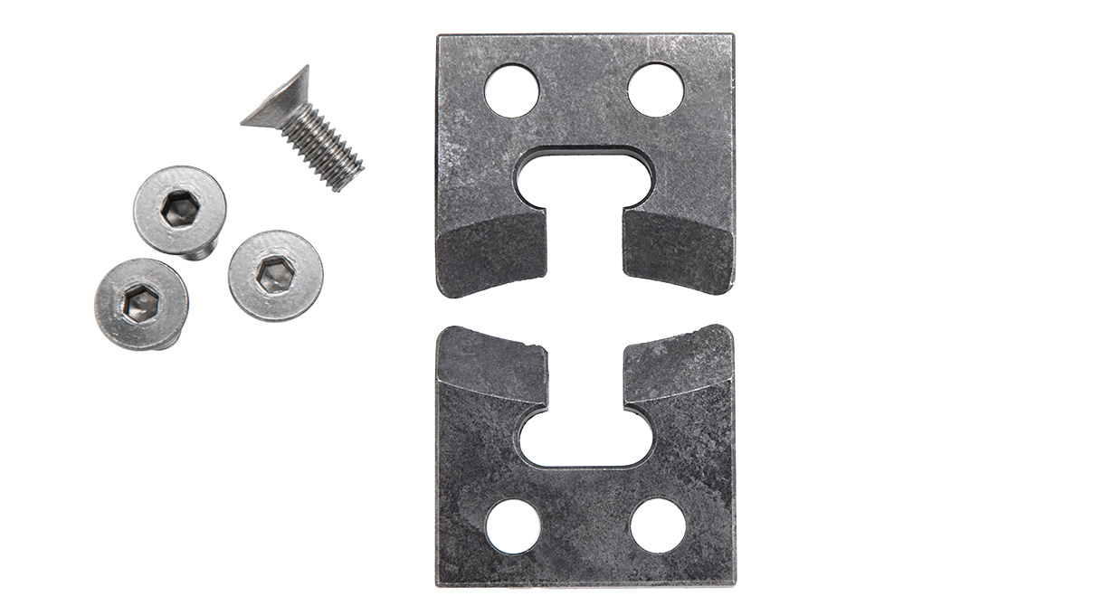 Ersatzklingen für Glasabzieher, inklusive 4 Schrauben
