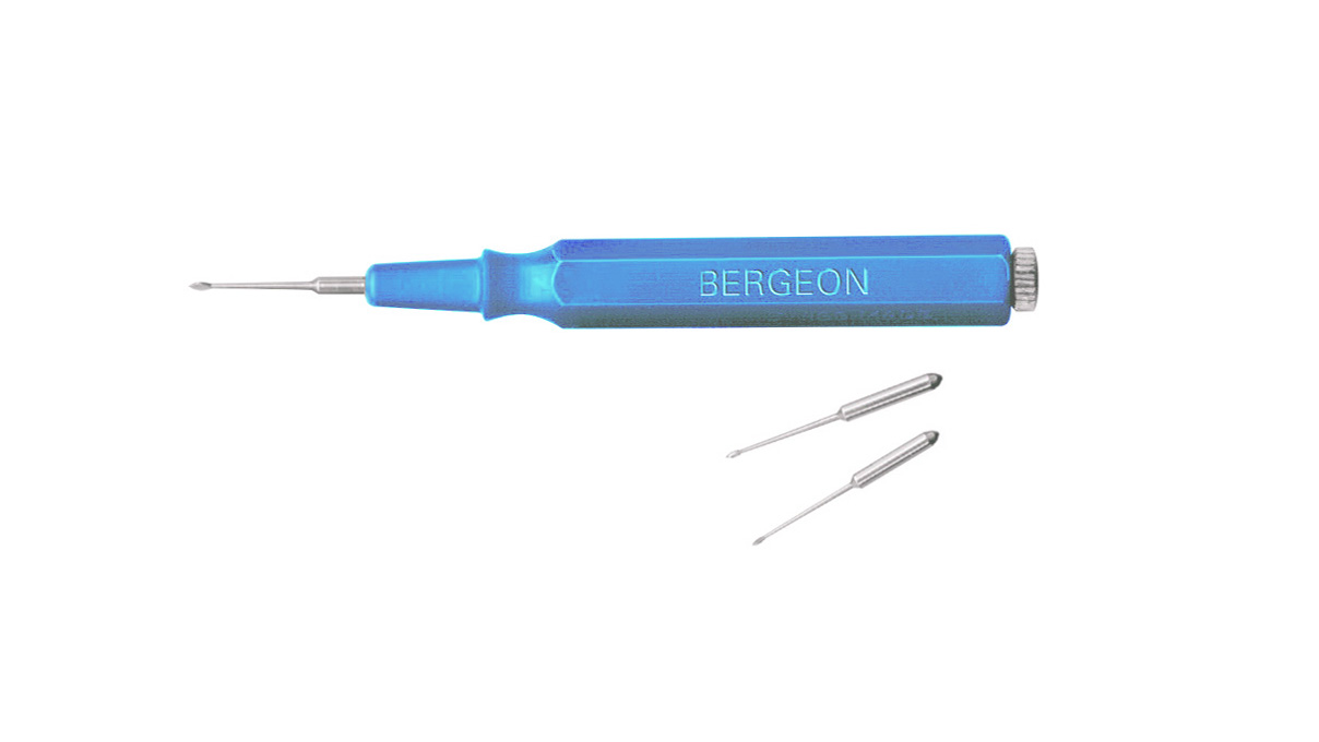 Bergeon 5423-B oliegever, blauw, groot