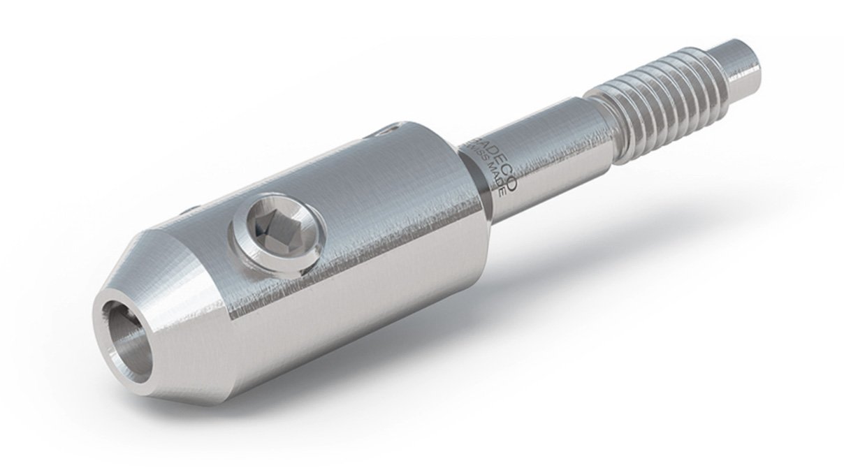 Badeco universal holder for engraving cutters, Ø 2.4 mm
