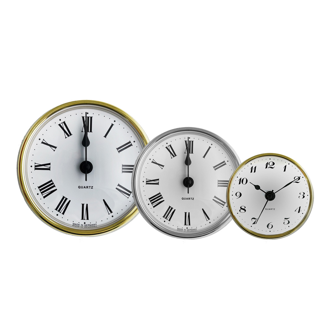 Insertion clock movements