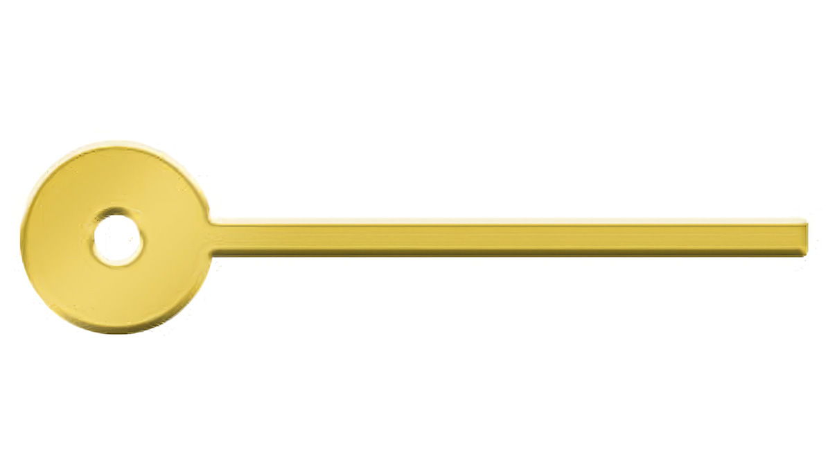 Small seconds hand (SS), Yellow, Ø 0,26 mm, 5 mm