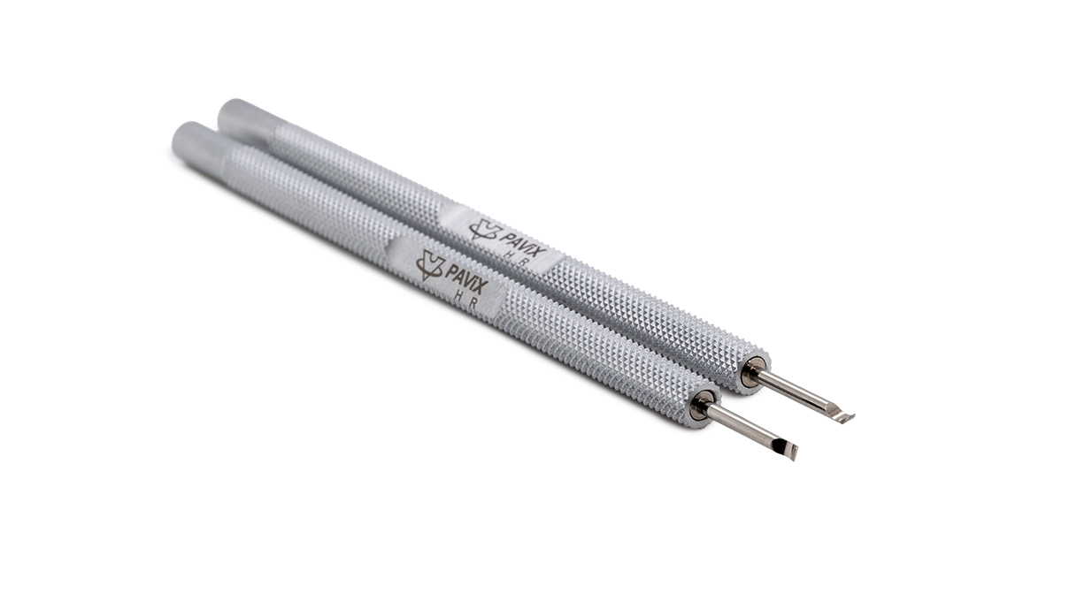 VOH Palancas para agujas, acero, 1,5 mm, 1 par