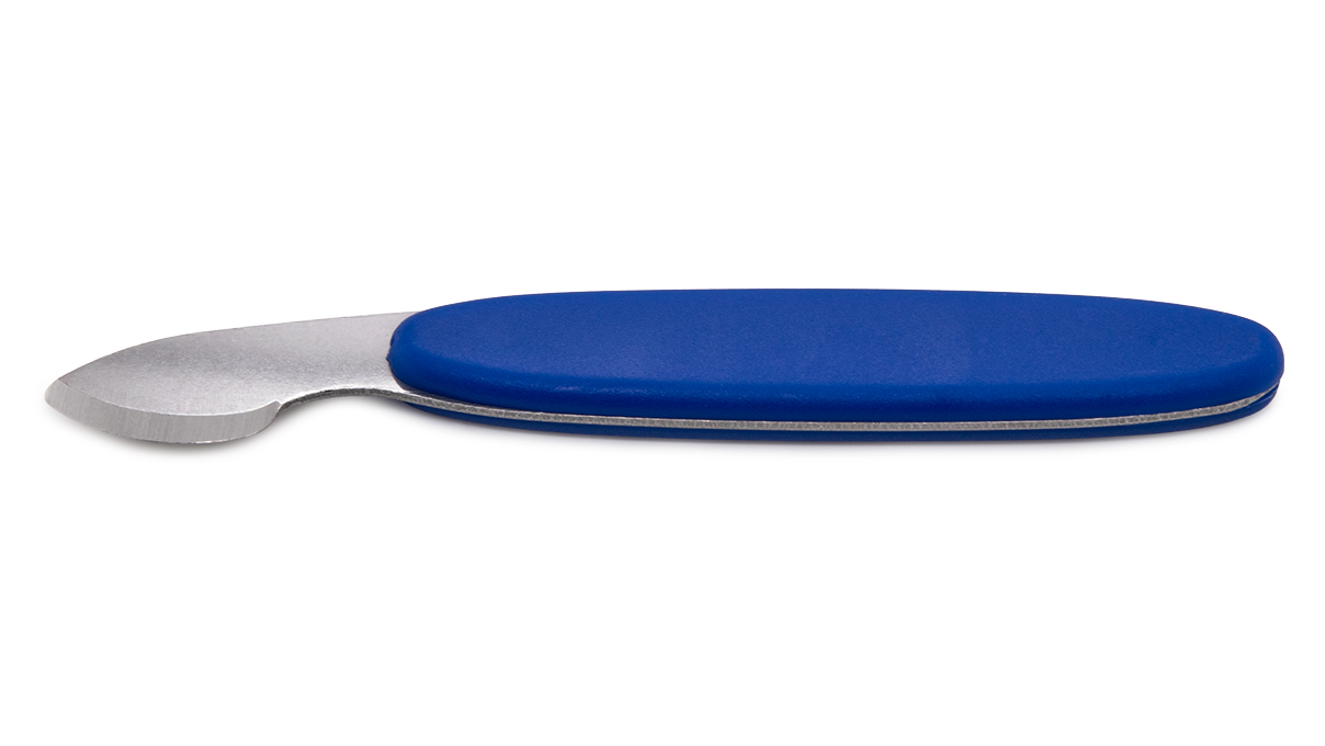Beco Technic Simple Gehäuseöffnermesser, blauer Kunststoffgriff, Länge 113 mm