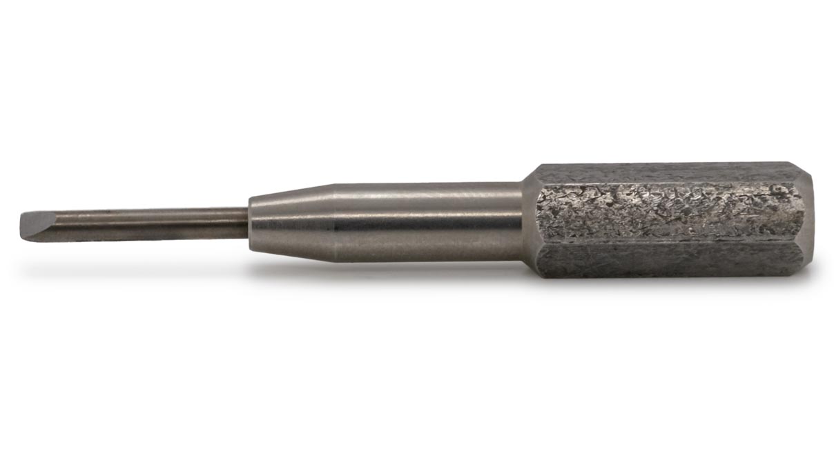 Schraubendreherklinge, Ø 2 mm, mit 1/4"-Sechskant-Bit