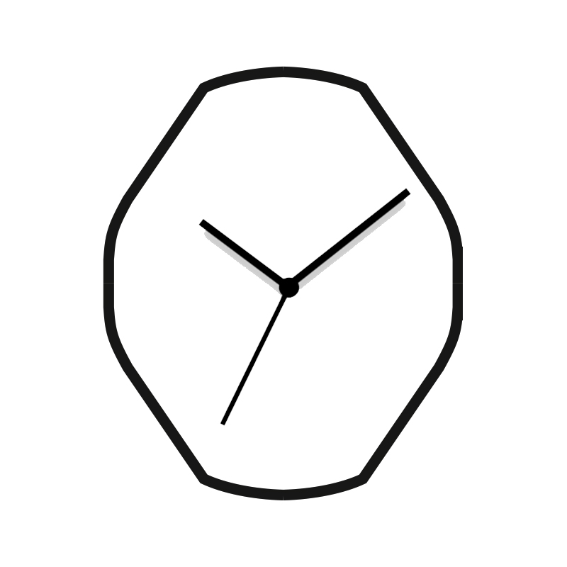 AU-werk Miyota Super 2035 geldig 6 3/4x8'‘’ SC H 0,85 mm verguld kwarts (377)