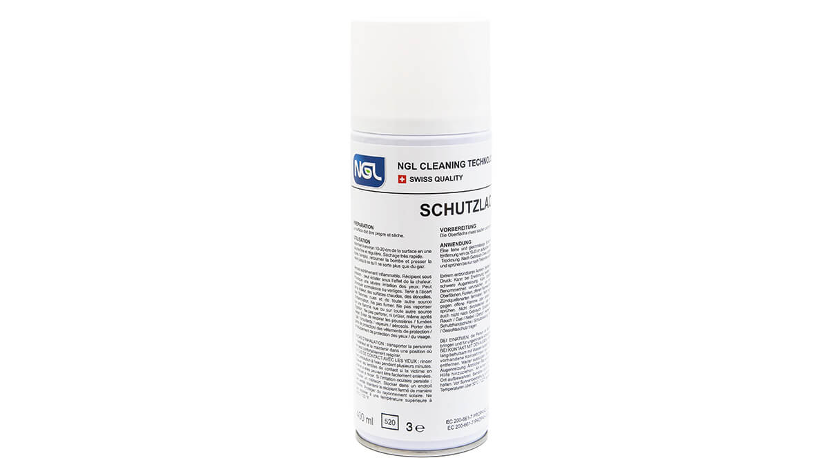 Temporary covering lacquer for watchmakers, 100 % water-soluble, 400 ml, pink, resistant to CNC oils