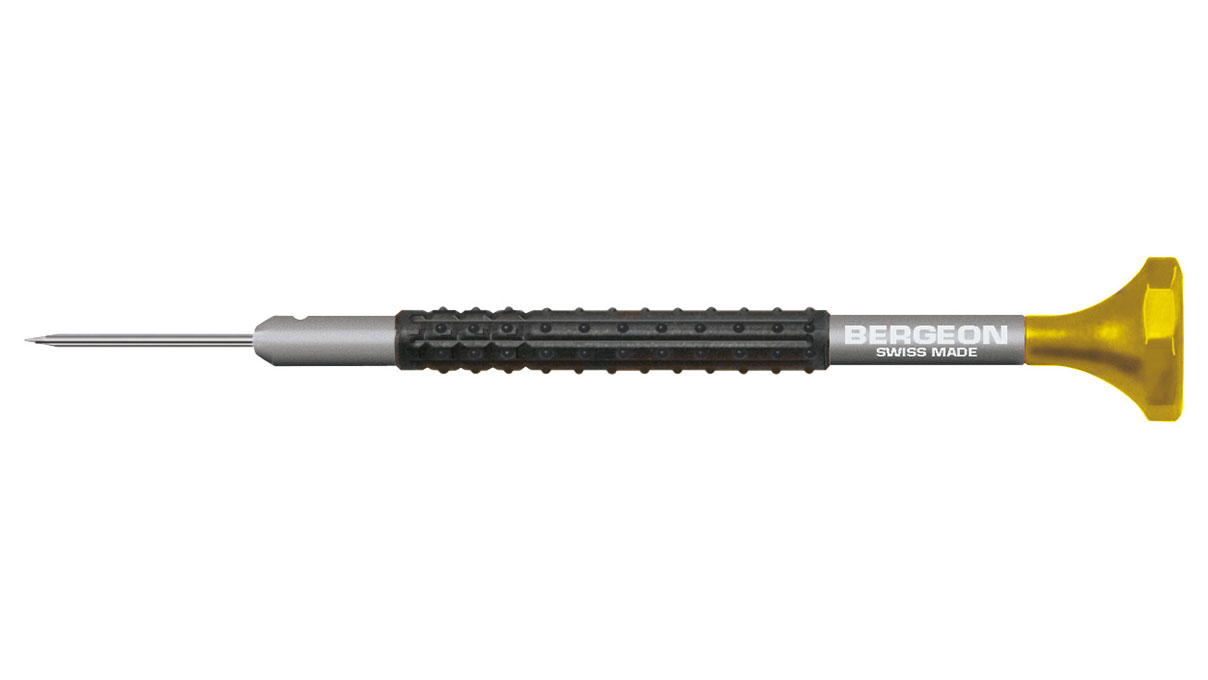 Bergeon 7899-AT-080 Ergonomischer Schraubendreher , 0,8 mm, mit Ersatzklingen