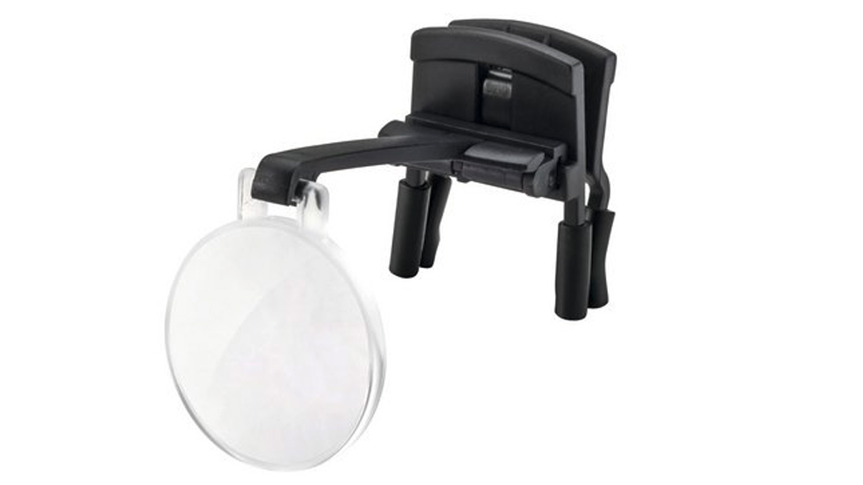 Eschenbach 164670 laboClip, Vorsetzlupe, monokular, Vergrößerung 7x