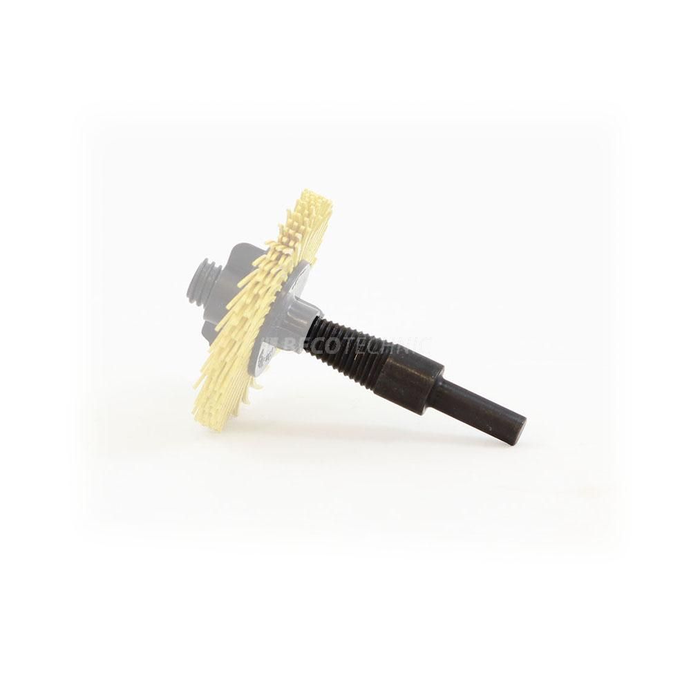 Jooltool quick-screw adaptor for radial brushes, 6,35 mm shaft