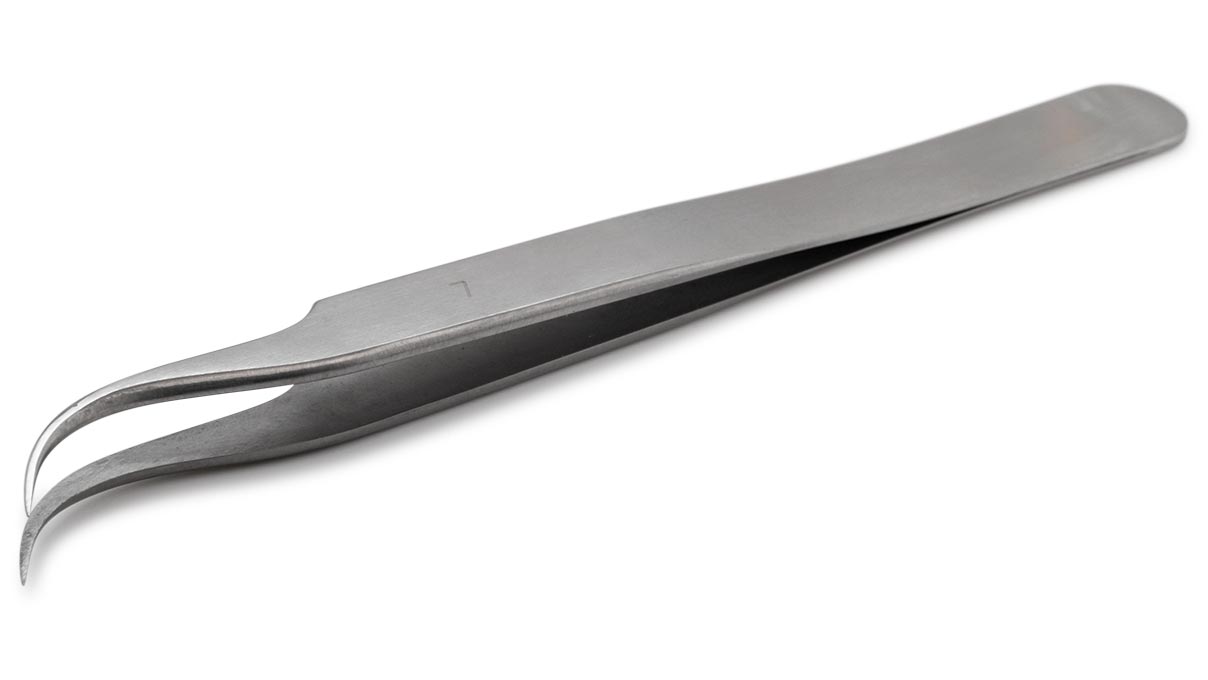 Dumont tweezers, Shape 7, Dumoxel, 115 mm