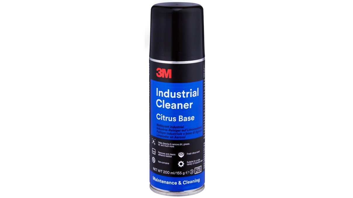 3M Industrial Cleaner, Lime-based industrial cleaner (citrus oil), 200 ml