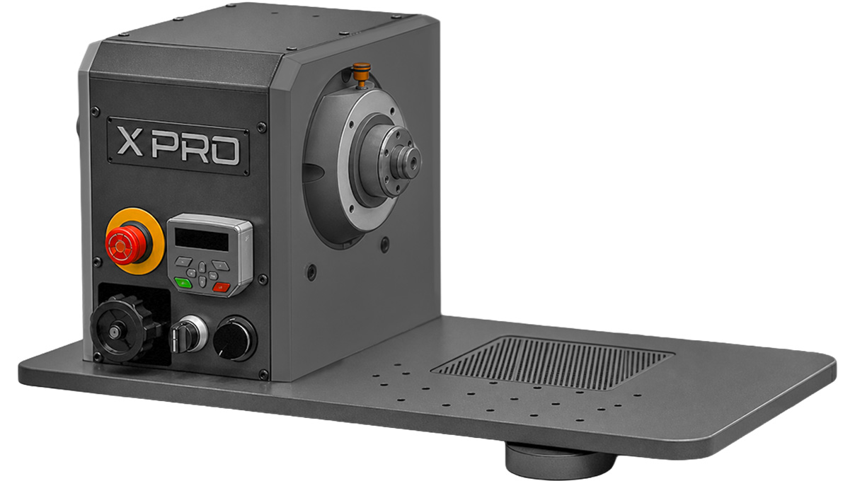Micromecalp XPro1 Flexibel configureerbare afwerkmachine voor het opknappen van horloges,
enkelzijdige opname voor bewerkingsgereedschappen, 230 V