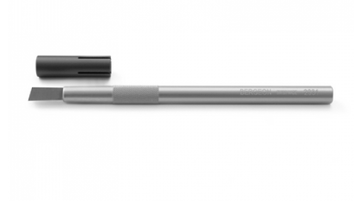 Bergeon 2931 hand graver in hard metal Widia, width 6 mm, thickness: 5 mm