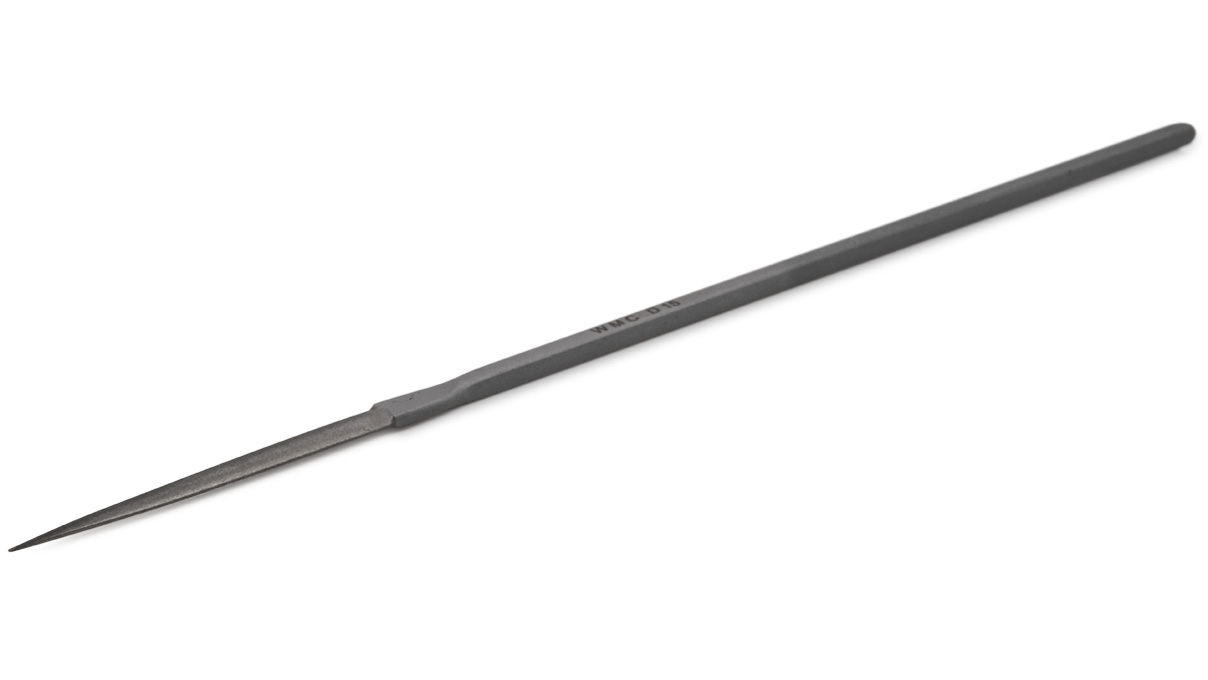 Diamant-naaldvijl, vogeltong, korrel D 15, coating 40 mm, lengte 140 mm