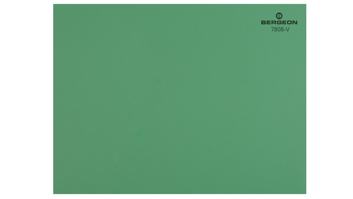 Bergeon 7808-V-10 Arbeitsunterlage, rutschfest, grün, 2 x 320 x 240 mm, 10 Stück