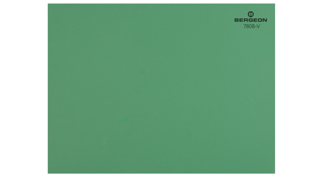 Bergeon 7808-V-10 Arbeitsunterlage, rutschfest, grün, 2 x 320 x 240 mm, 10 Stück