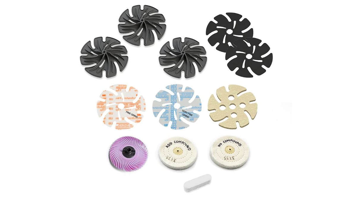 Jooltool polymer clay and resin kit for flat pieces, Ø 100 mm