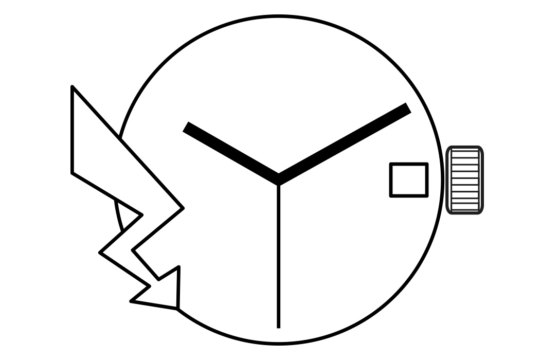 AU-Werk ETA F05.402 MH1 10 1/2''' DATE3 SC Quarz (371 | SR920SW) - PreciDrive