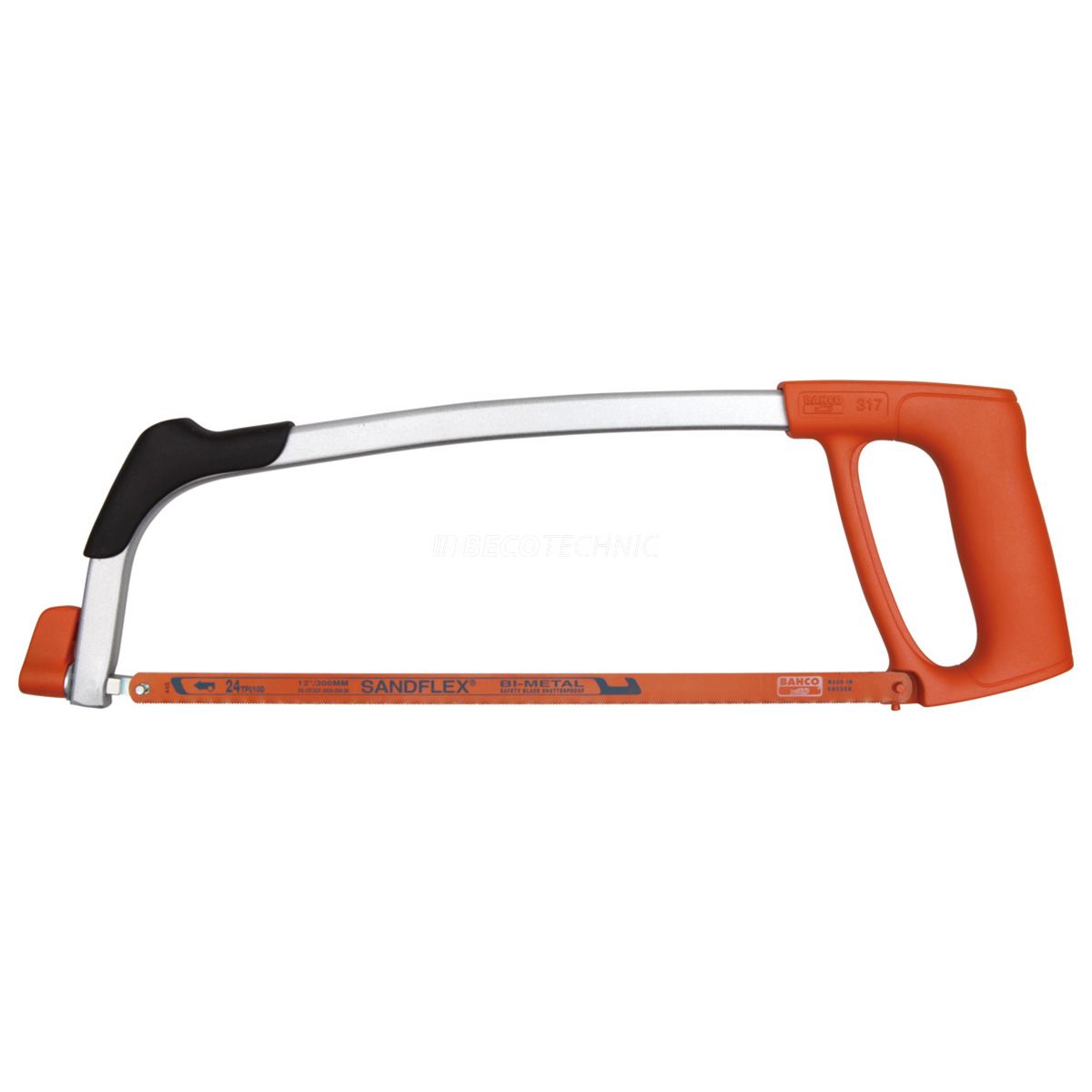 Arco de sierra para metales con hoja de 300 mm 24 tpi